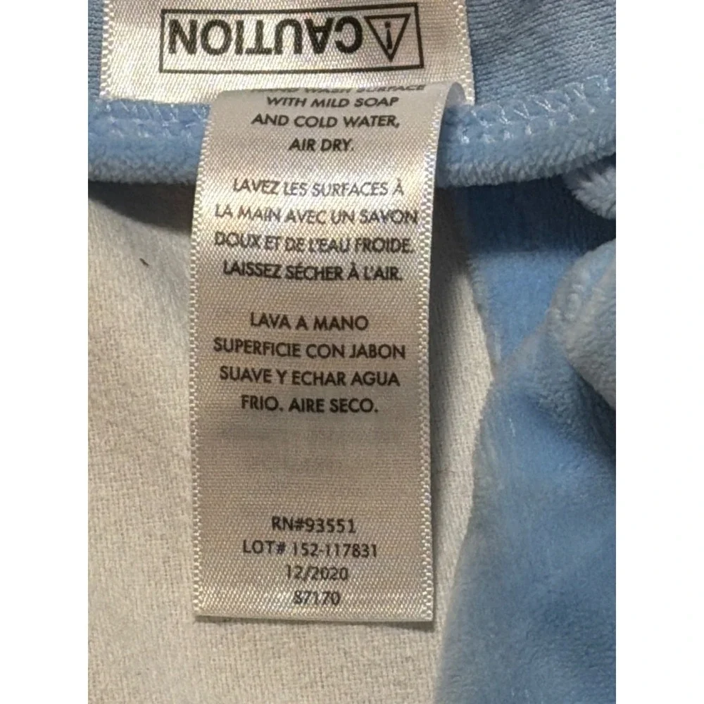 Baby Essentials Blue Bunny Security Blanket Lovey White Rabbit Plush 2020